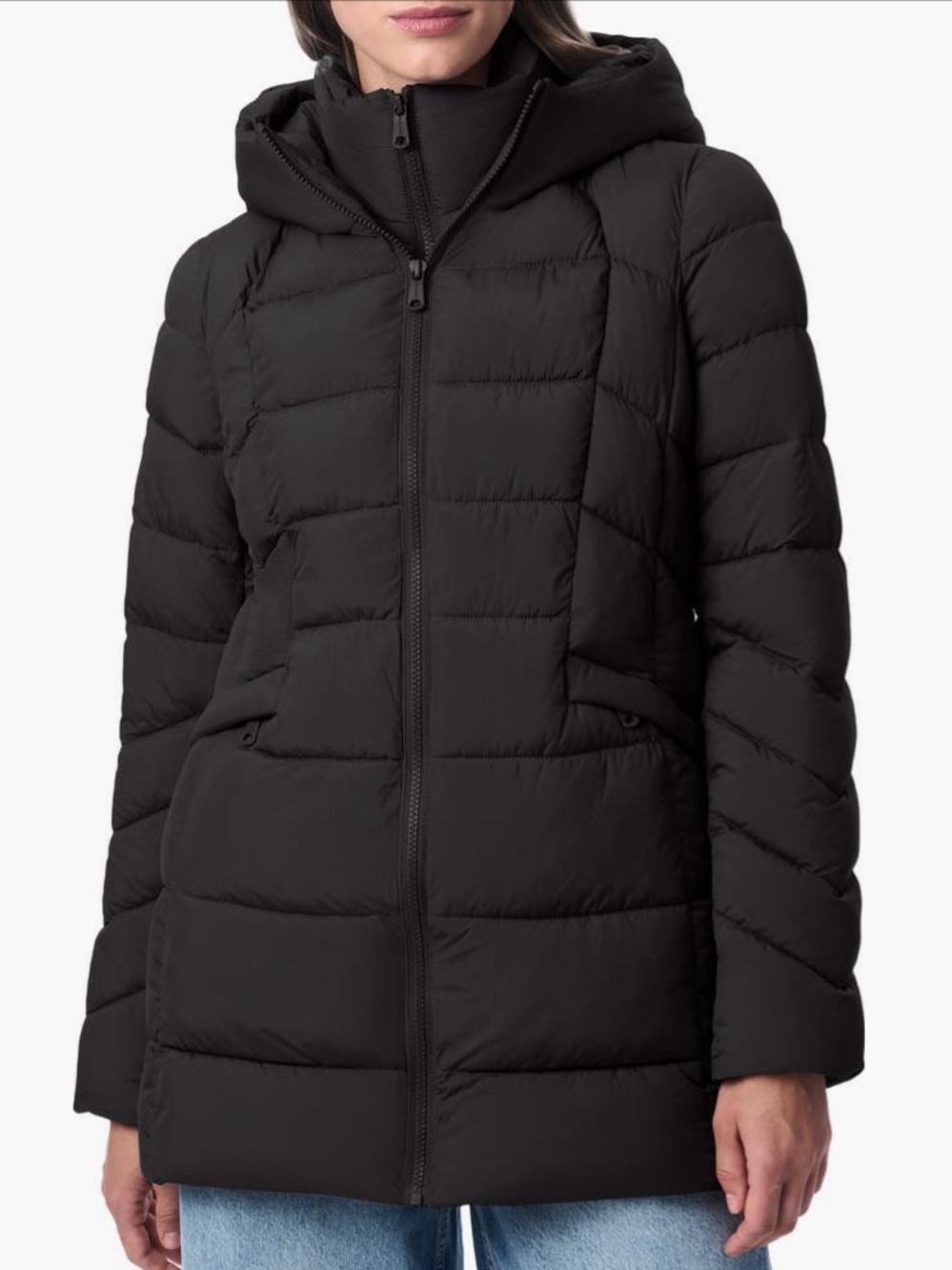 Bernando Hooded Puffer Jacket with Bib